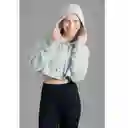 Ultimate Hoodie Crop Mujer Mint - L