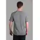 Ultimate Polera Mc Raglan Sport Hombre Silver - Xl