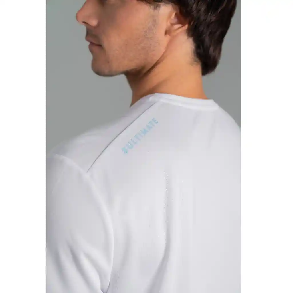 Ultimate Polera Mc Sport Hombre White - L