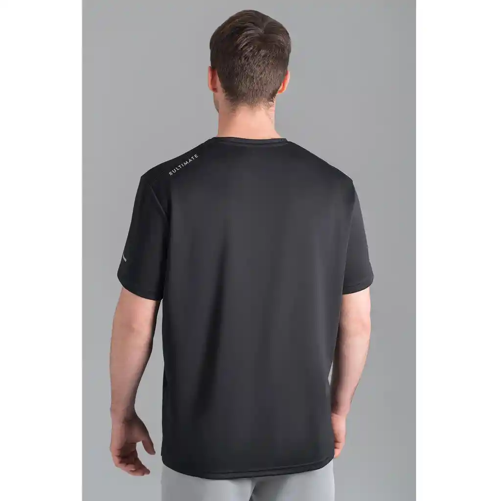 Ultimate Polera Mc Sport Hombre Onyx - S