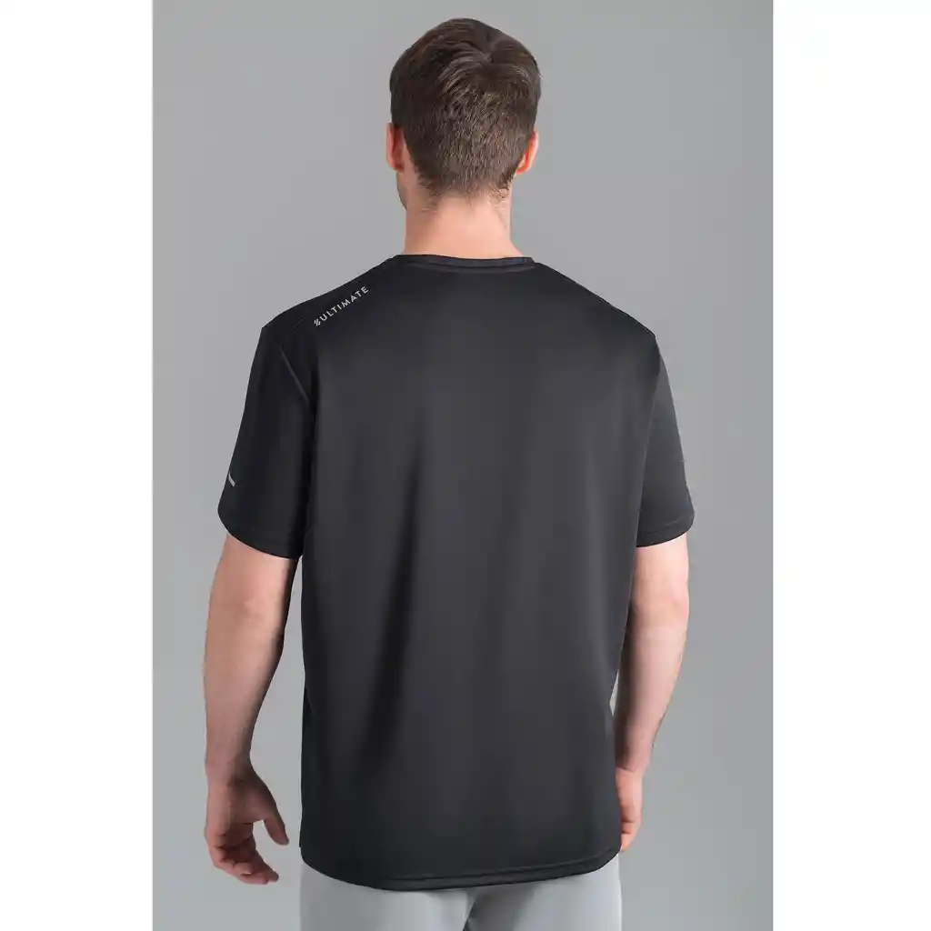 Ultimate Polera Mc Sport Hombre Onyx - M
