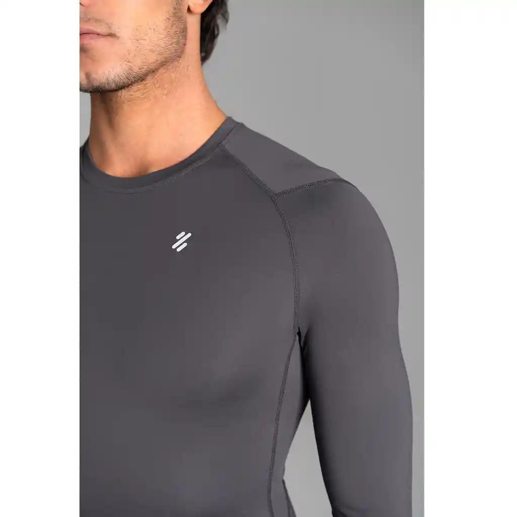 Ultimate Polera Ml Compresiva Sport Hombre Magnet - S