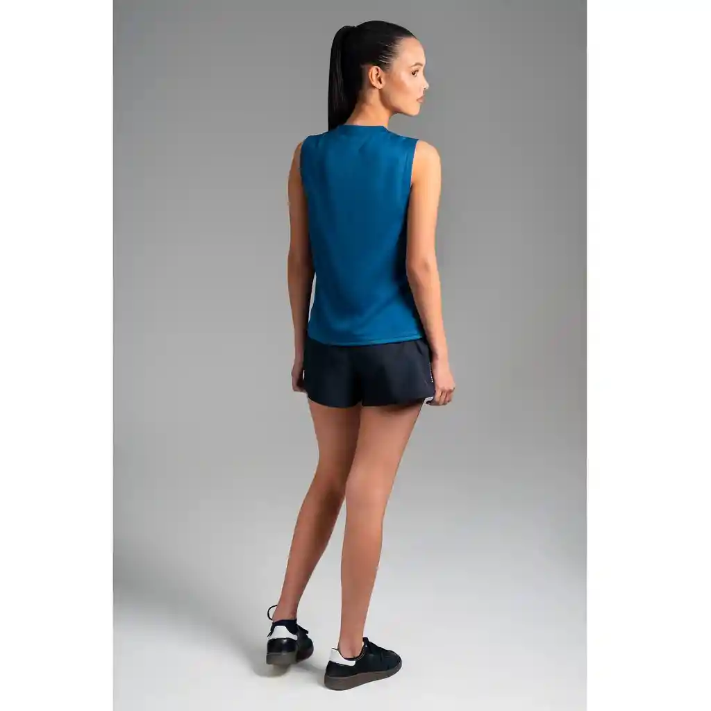 Ultimate Polera Sm Sport Mujer Oil Blue - L