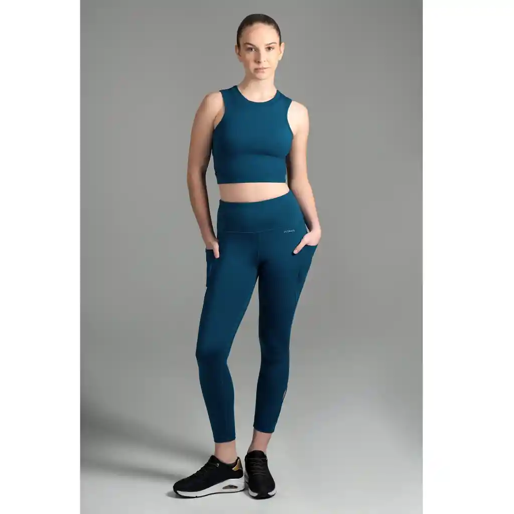 Ultimate Top Sport Mujer Oil Blue - L