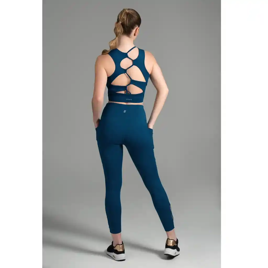 Ultimate Top Sport Mujer Oil Blue - L