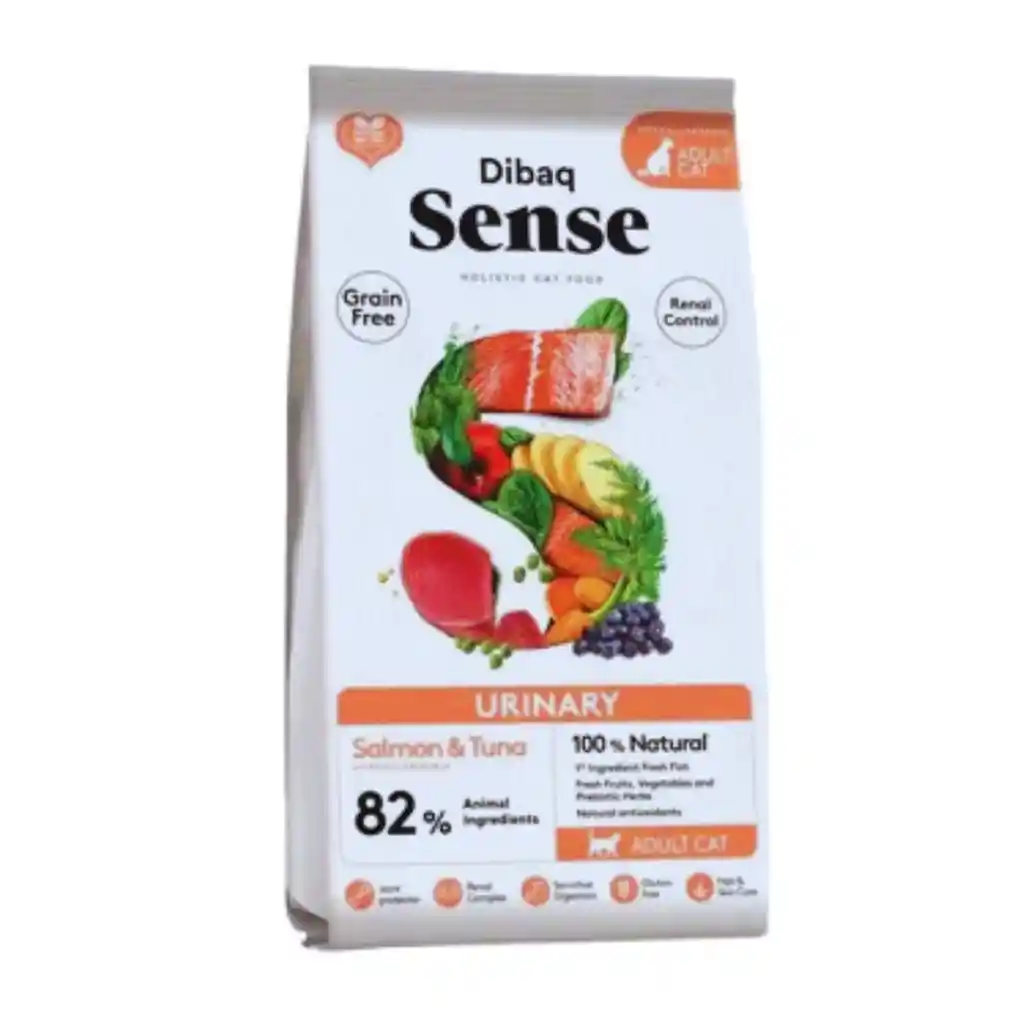 Sense, Alimento Urinary Para Gatos, Sabor Salmón Y Atún (1,5 Kg)