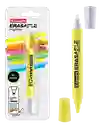 Resaltador Borrable Luxor Amarillo Fluo Duo Permite Corregir