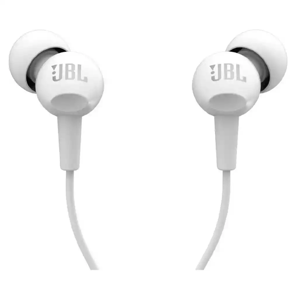 Audífonos In-ear Jbl C100si Jack 3.5 Mm Blanco