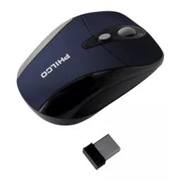 Mouse Óptico Inalámbrico Philco 245wa Azul