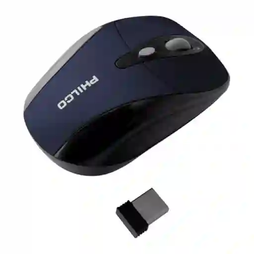 Mouse Óptico Inalámbrico Philco 245wa Azul