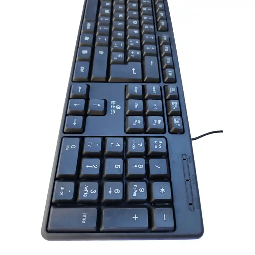 Teclado Usb Ultra Estándar K100u Español