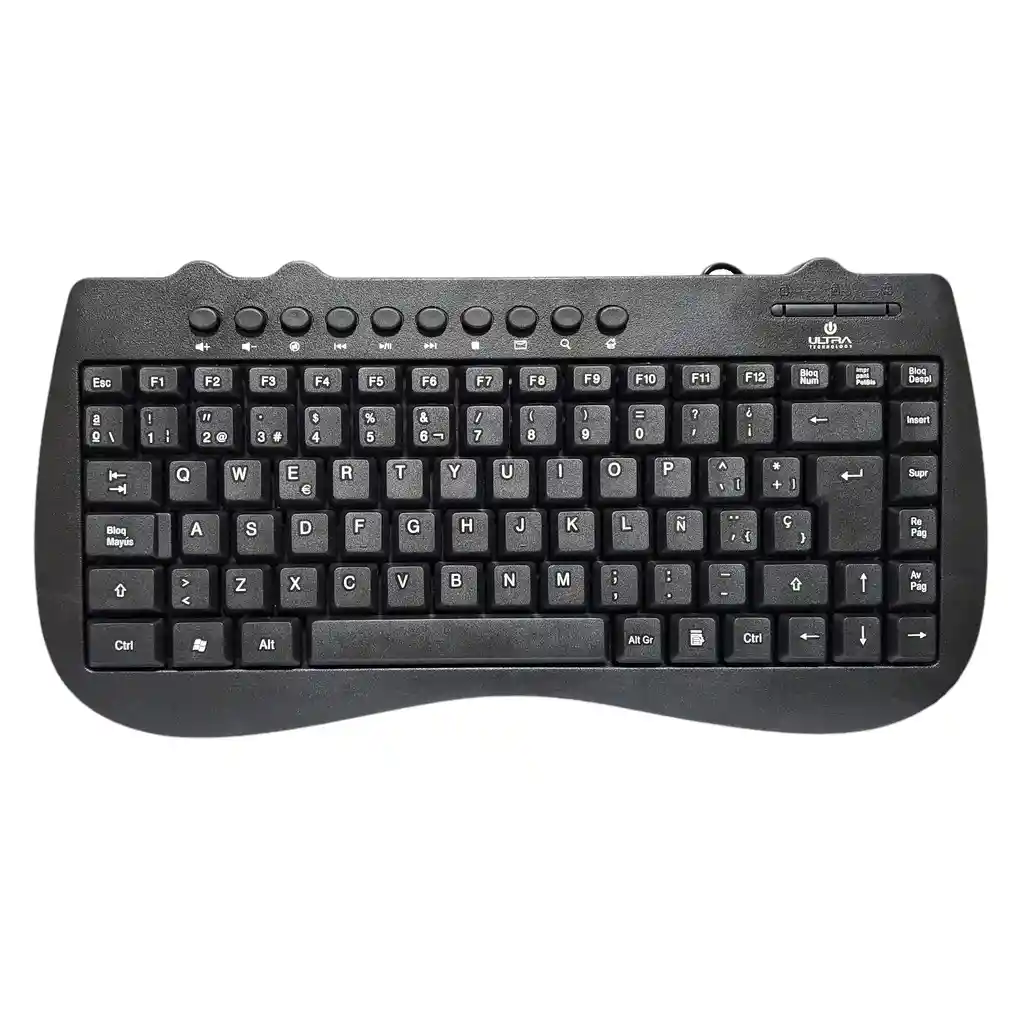 Mini Teclado Usb Ultra Estándar K115u Español