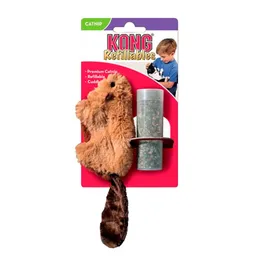 Kong, Peluche Castor Con Catnip, Para Gatos