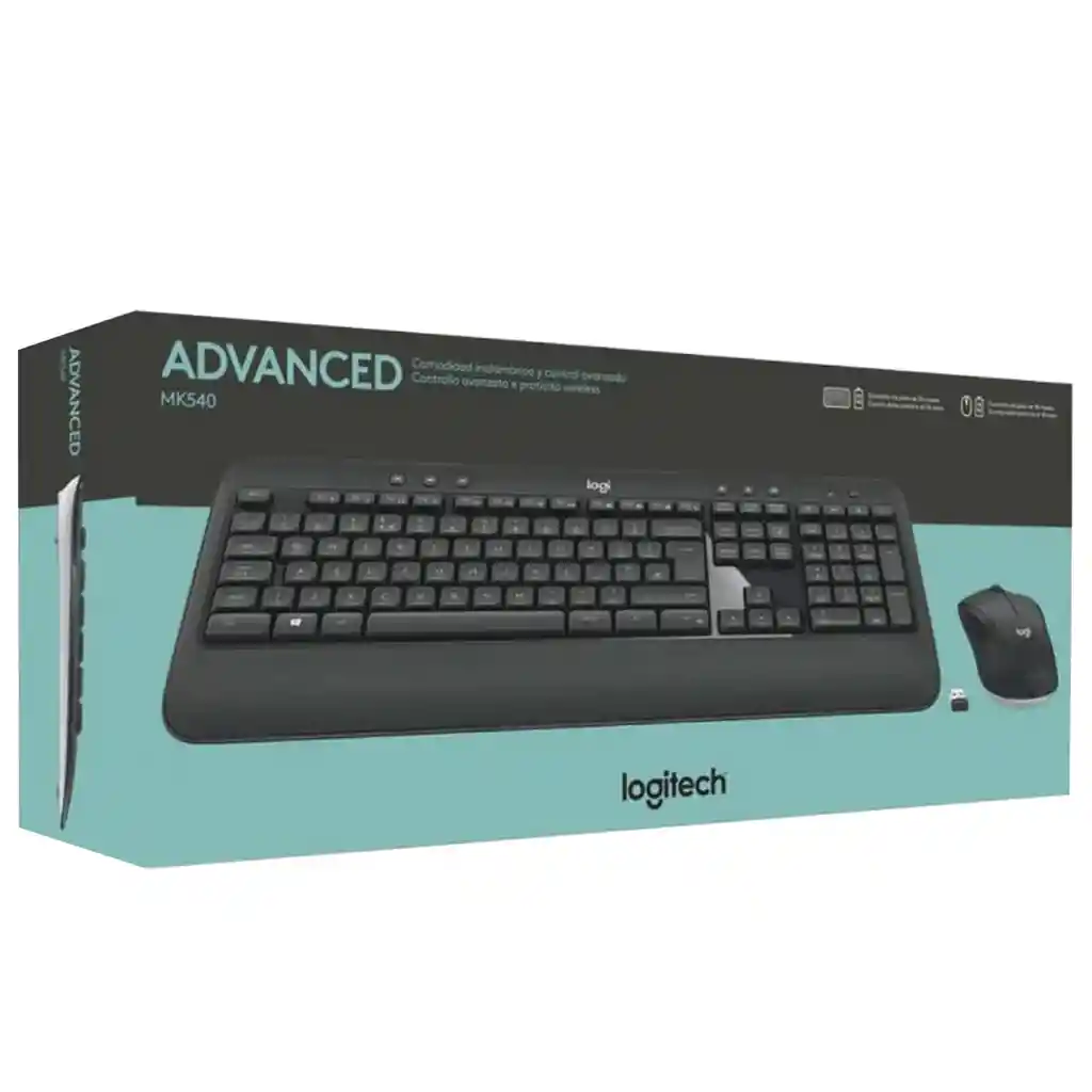 Kit Teclado Y Mouse Inalámbrico Logitech Mk540 Advance