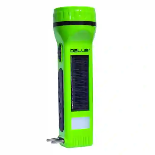 Linterna Led Dblue Recargable Solar Verde