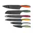 Set Cuchillos Oster Con Funda Colores 6 Pcs Ronnan