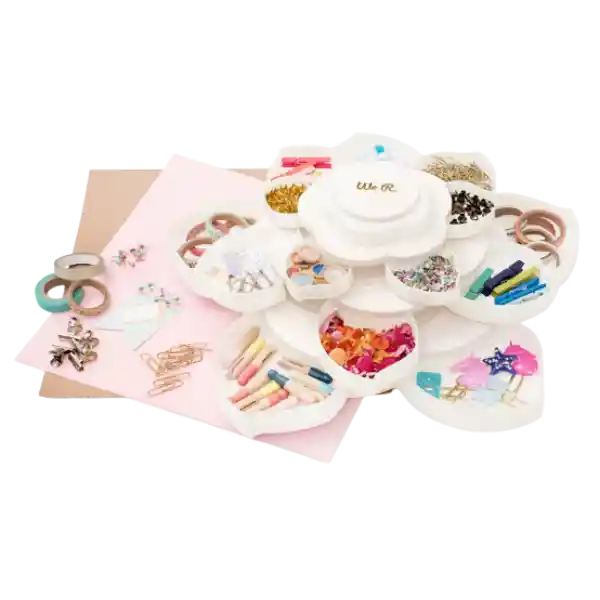 We R Caja Organizadora Flor Bloom Blanca