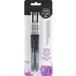 American Crafts Kelly Creates Pinceles Para Escritura Tinta Negra 2ú.