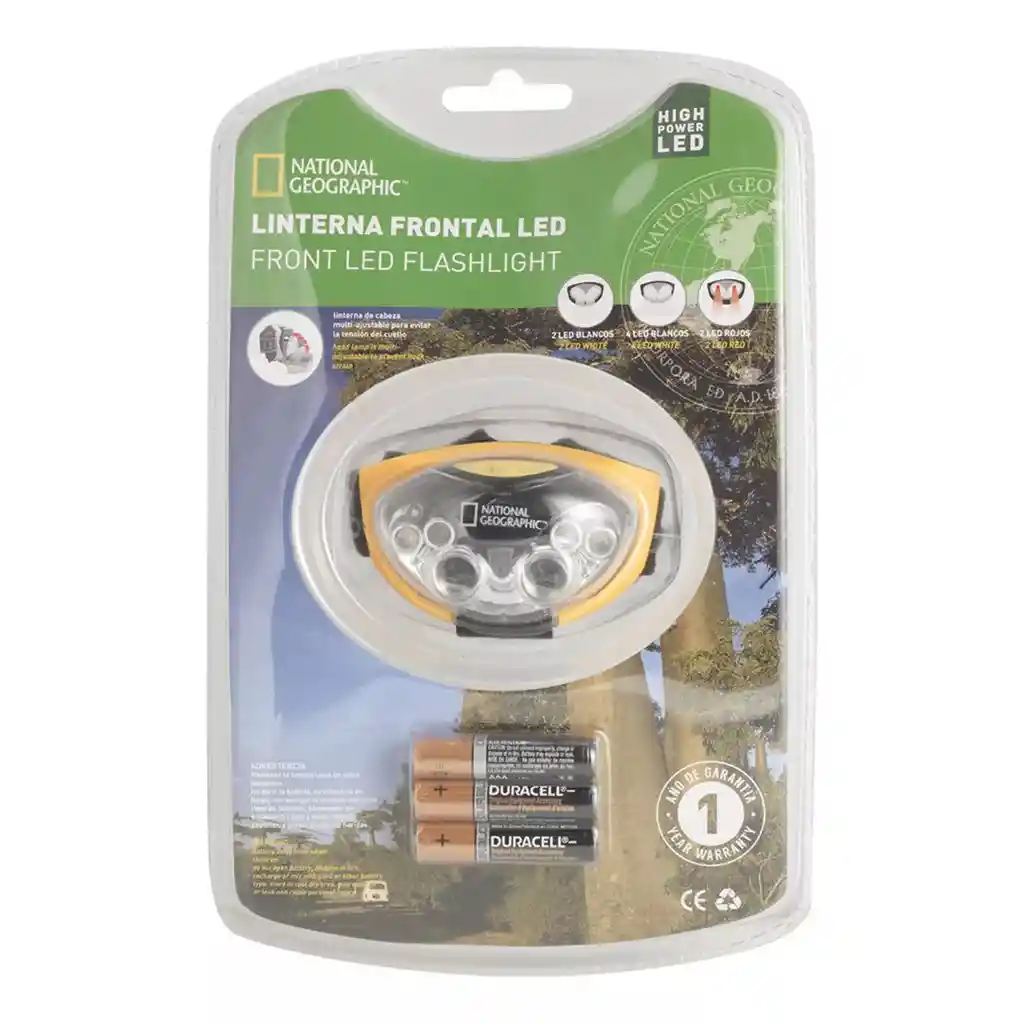 Linterna Cintillo Led 250 Lm Outdoor National Geographic Lng6509