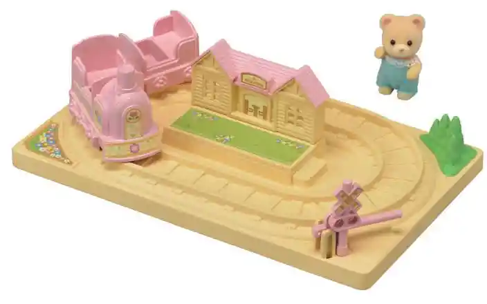 Epoch Sylvanian Families Baby Choo-choo Train Incluye Figura Bear Baby 5320