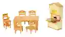 Epoch Sylvanian Families Dining Room Set 5340