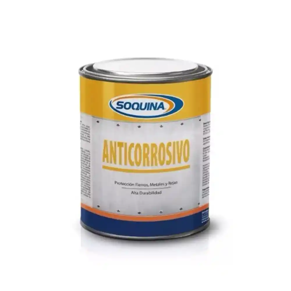 Anticorrosivo Negro 1/4 Gl. Soquina