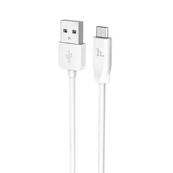 Cable Usb A Micro Usb V8 2.4a - Hoco X1 1m Blanco