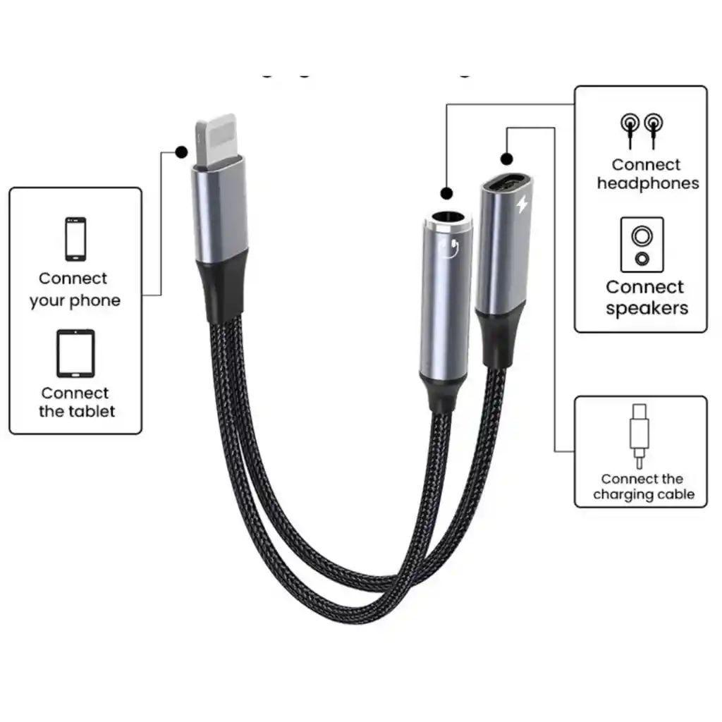 Adaptador De Audio Lightning A 3.5