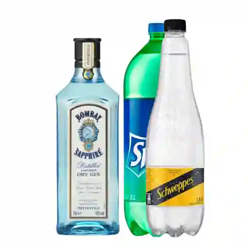 Promo Bombay + Tonica 1.5 Litros O Sprite 3 Litros