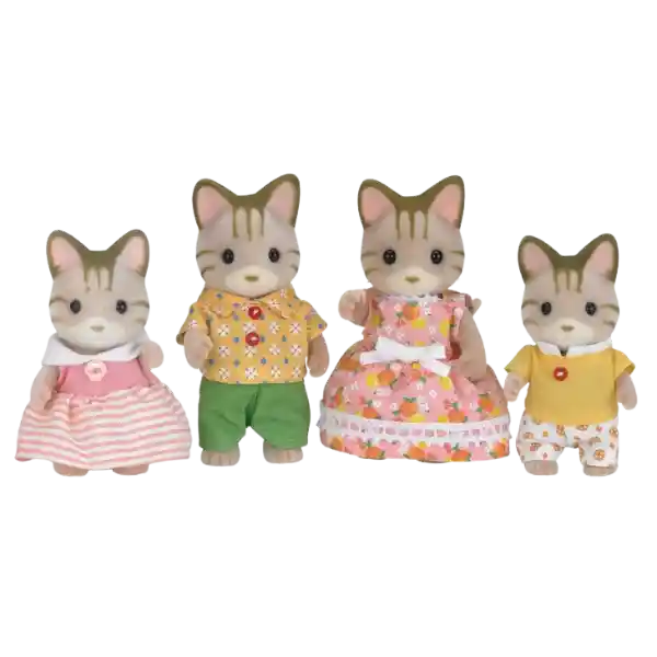 Epoch Sylvanian Families Striped Cat Family 5180