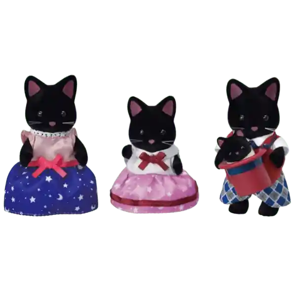 Epoch Sylvanian Families Midnight Cat Family 5530