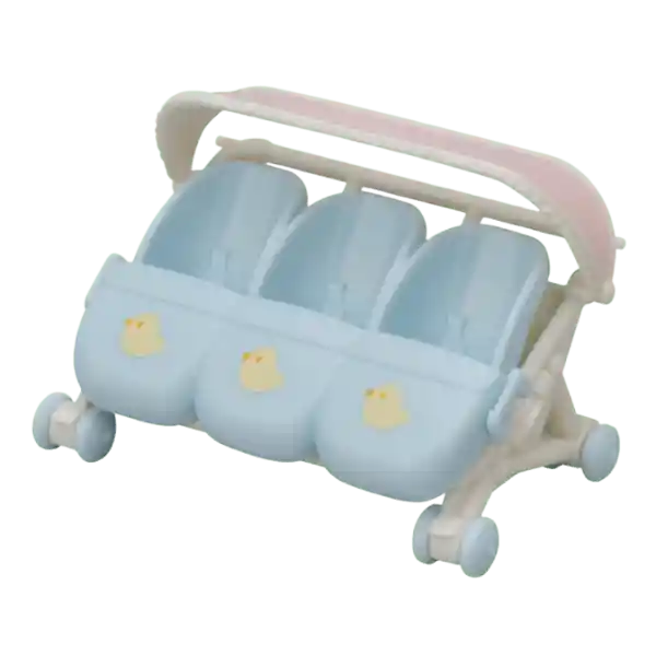 Epoch Sylvanian Families Triplets Stroller 5533