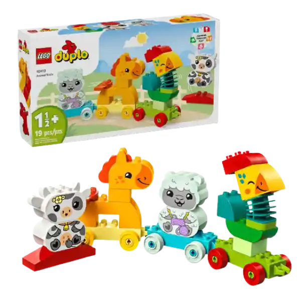 Lego Duplo Tren De Los Animales 19 Piezas 10412
