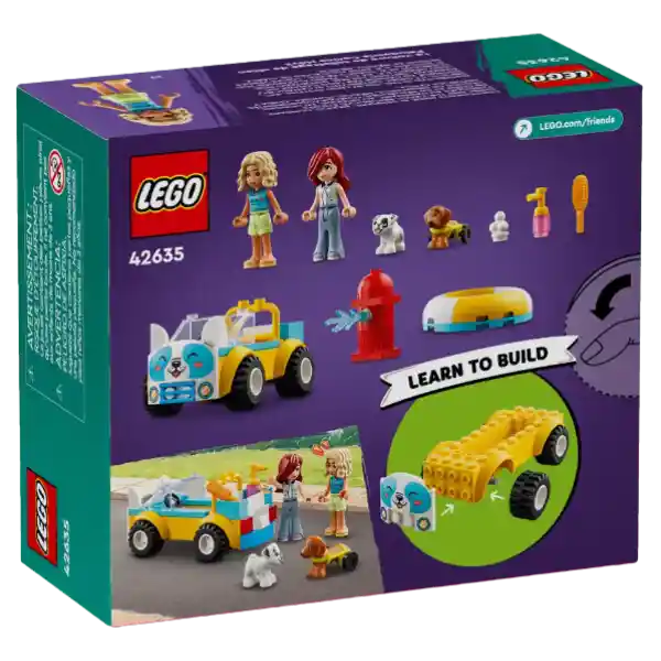 Lego Friends Peluquería Canina Móvil 60 Piezas 42635