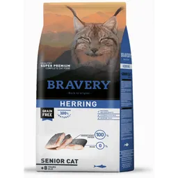 Bravery Herring Senior Cat + 8 (7kg)