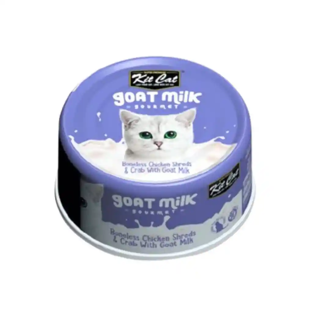 Kit Cat, Goat Milk, Pollo Y Cangrejo (70 Gr)