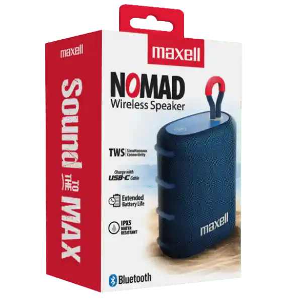 Maxell Parlante Bluetooth Nomad Azul