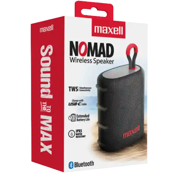 Maxell Parlante Bluetooth Nomad Gris