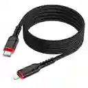 Cable Tipo C A Lightning Para Iphone 20w - Hoco X59 1m Negro