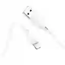 Cable Usb A Lightning Para Iphone 2.4a - Hoco X61 1m Blanco