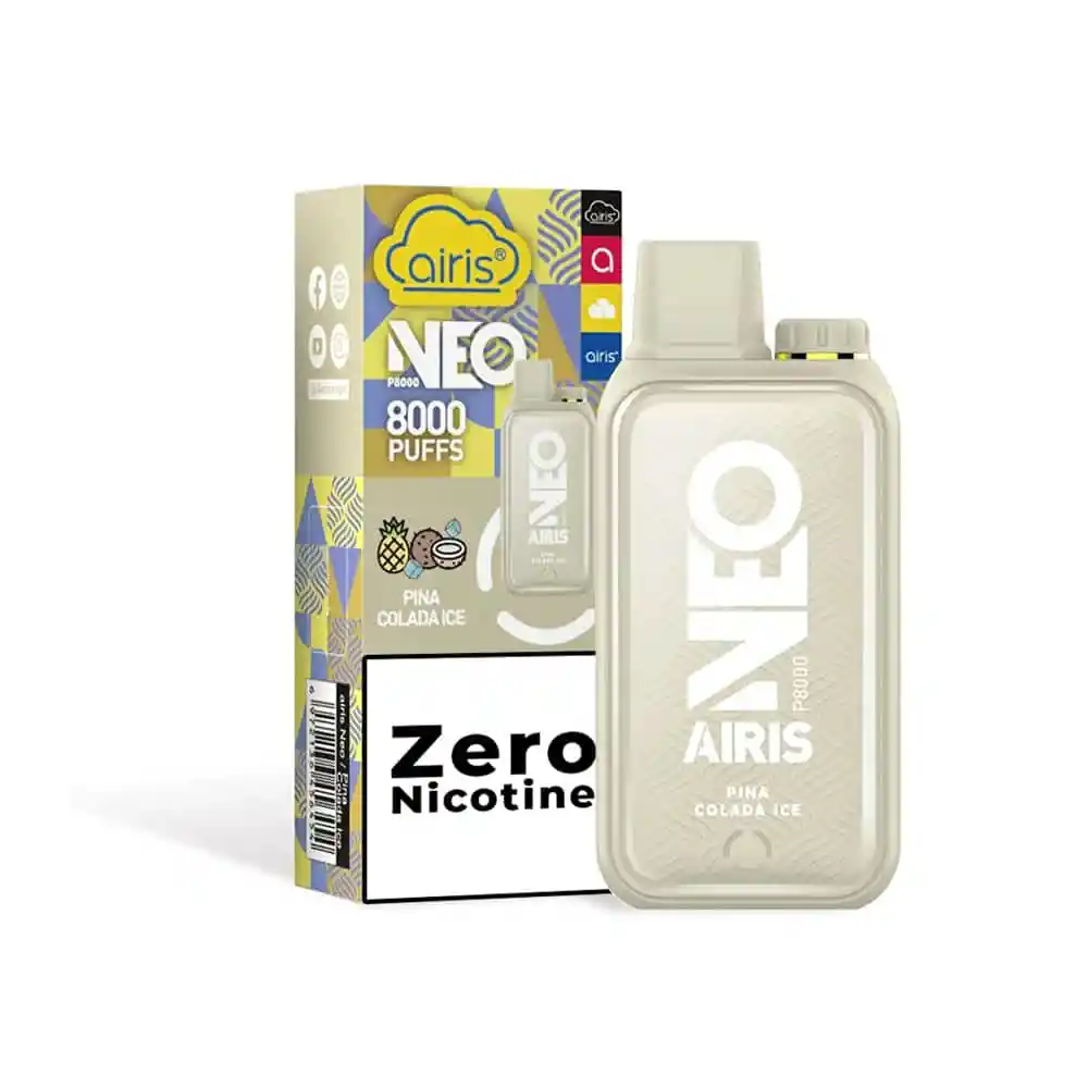 Vaporizador Desechable Airis Neo P8000 Sabor Piña Colada Ice 0%