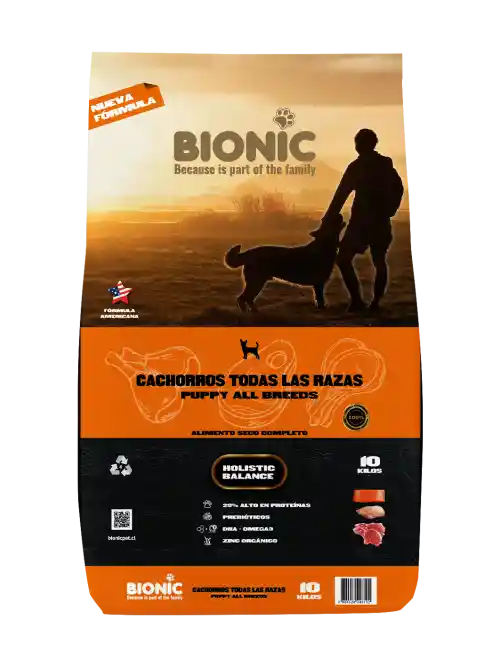 Bionic Alimento Holistico Para Cachorros Todas Las Razas 20kg