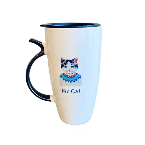 Tazon Gato Chic Swuetter Azul 600 Ml