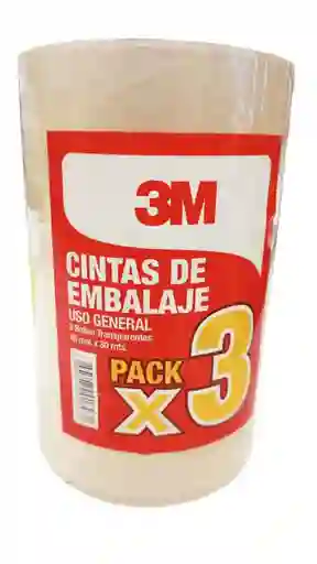 3M Pack Cintas Embalaje Transparente