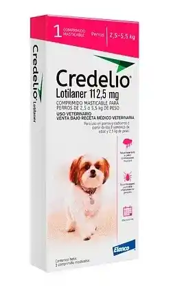 Credelio 2.5-5.5kg 1 Comprimido