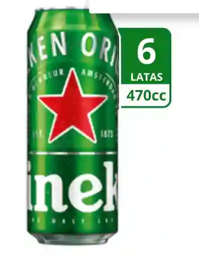 6 Pack Heineken 473ml