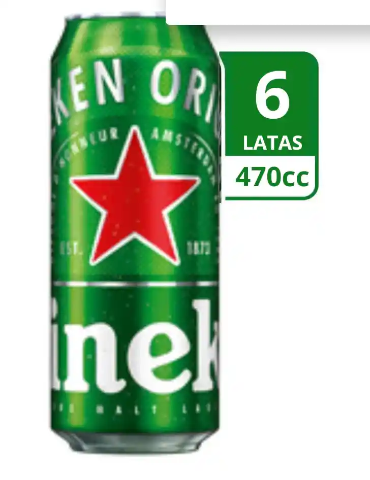 6 Pack Heineken 473ml