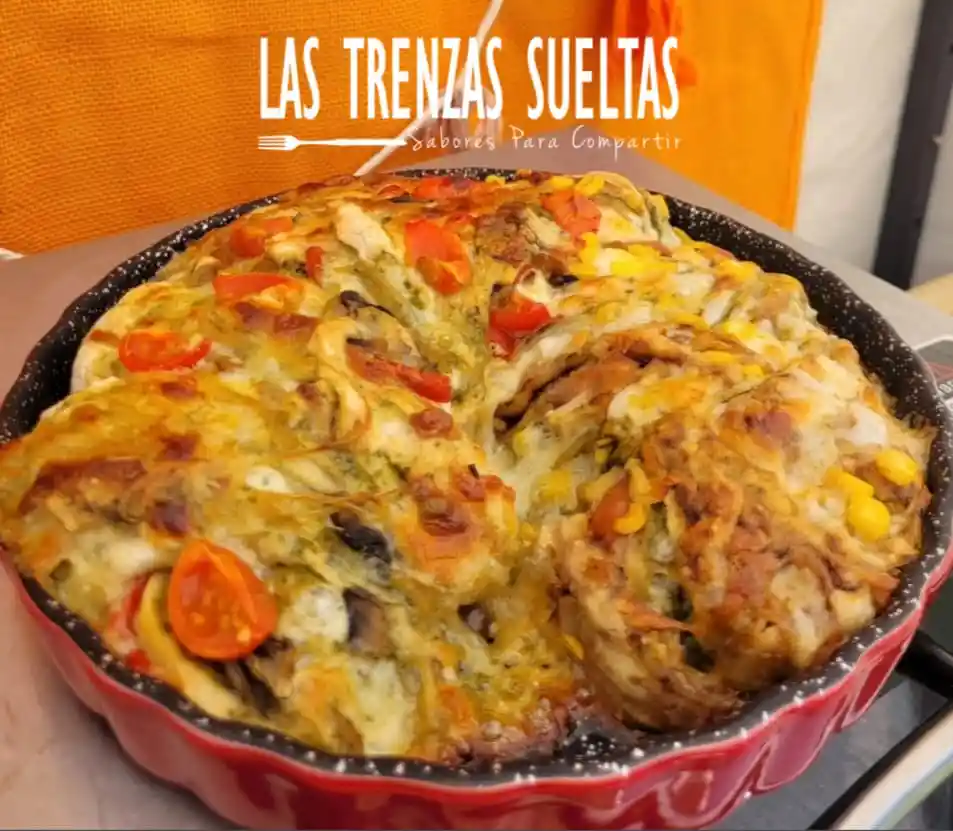 Trenza Vegetariana Con Champiñones 950 Grs