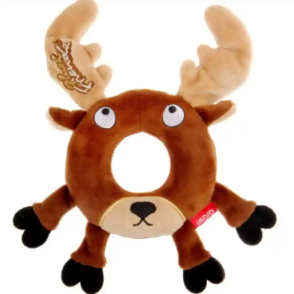 Gigwi - Plush Friendz ( Juguete Para Mascota Con Sonido) Talla M - Venado Dona