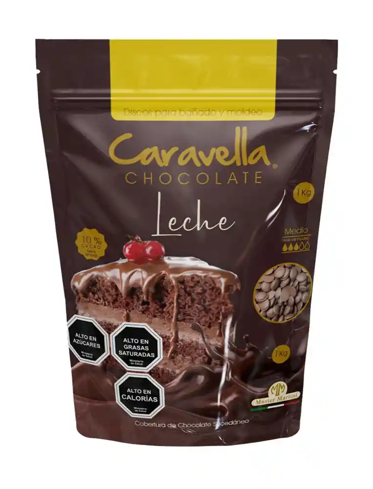 Chocolate Leche Caravella 1kg